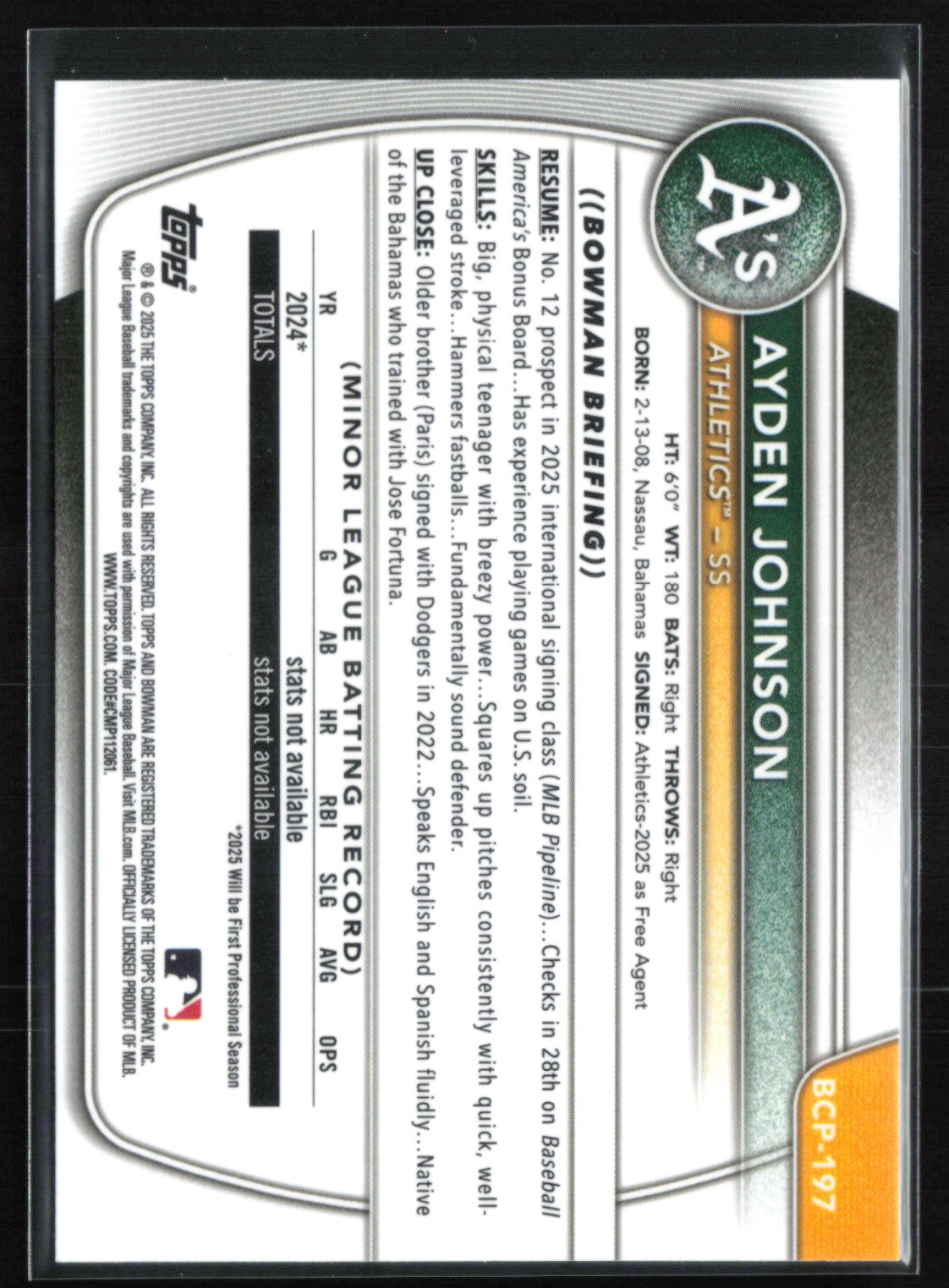 Ayden Johnson 1st Bowman