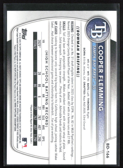 Cooper Flemming 1st Bowman