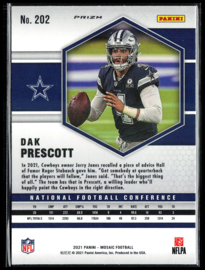 Dak Prescott Red Mosaic