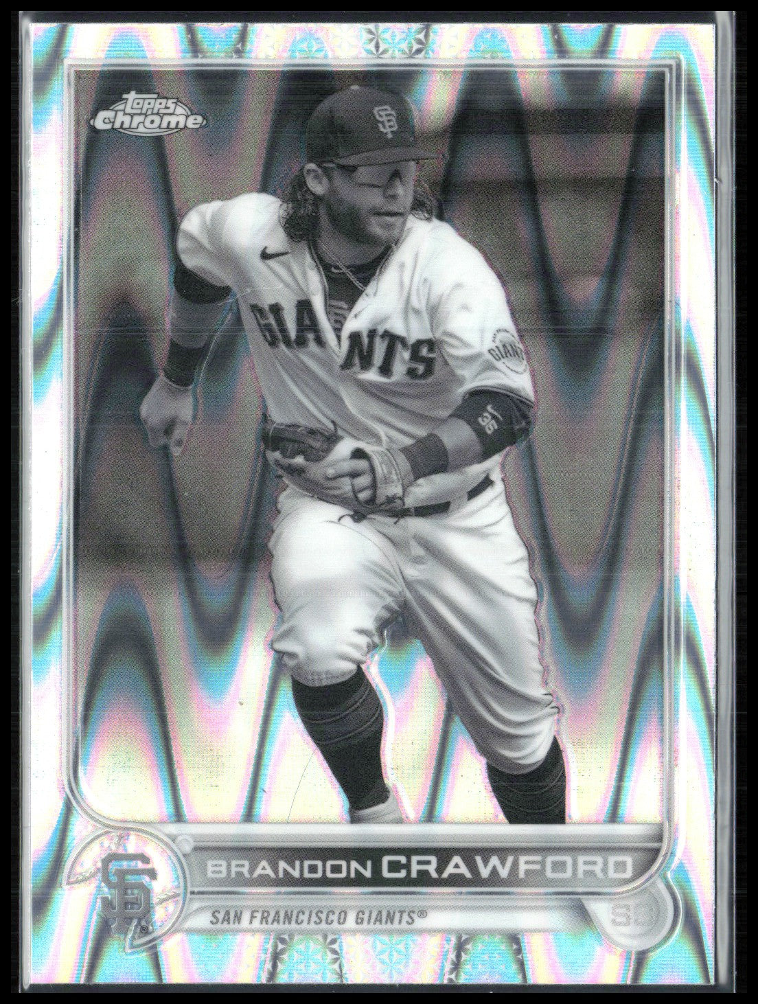 Brandon Crawford B&W Raywave