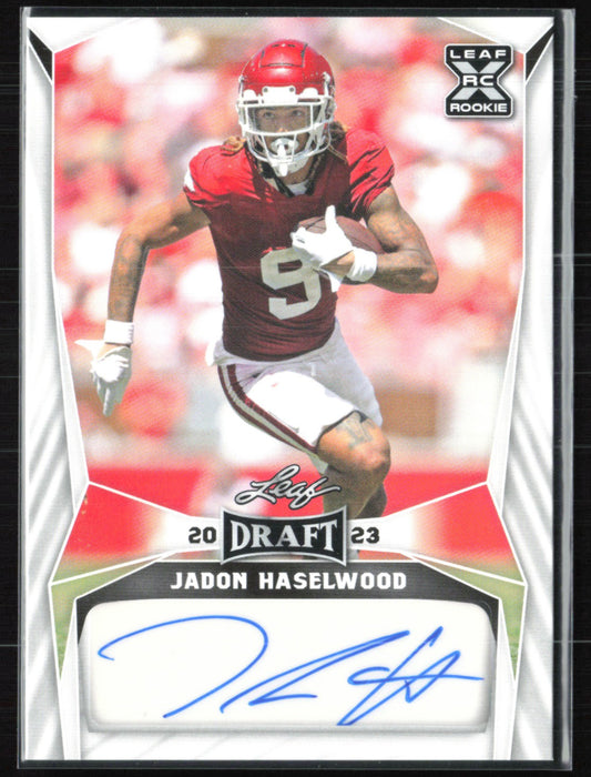 Jadon Haselwood XRC Auto 2023 Leaf Draft