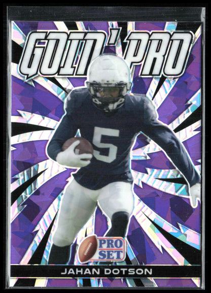 Jahan Dotson Goin' Pro Purple Ice