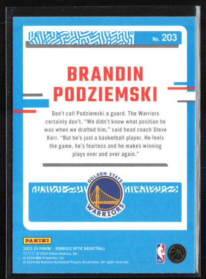 Brandin Podziemski RC