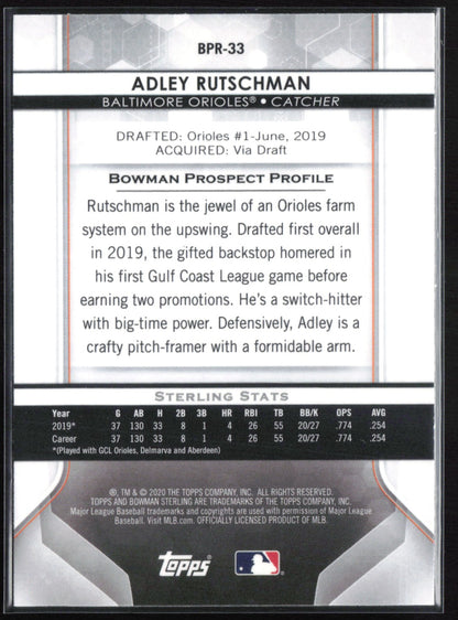 Adley Rutschman Prospect