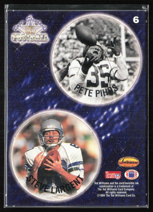 Steve Largent/Pete Pihos