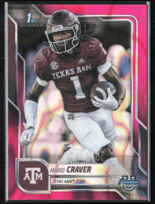 Mario Craver 1st Bowman Pink Lava