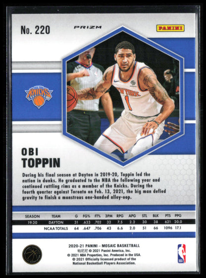 Obi Toppin RC Green Mosaic