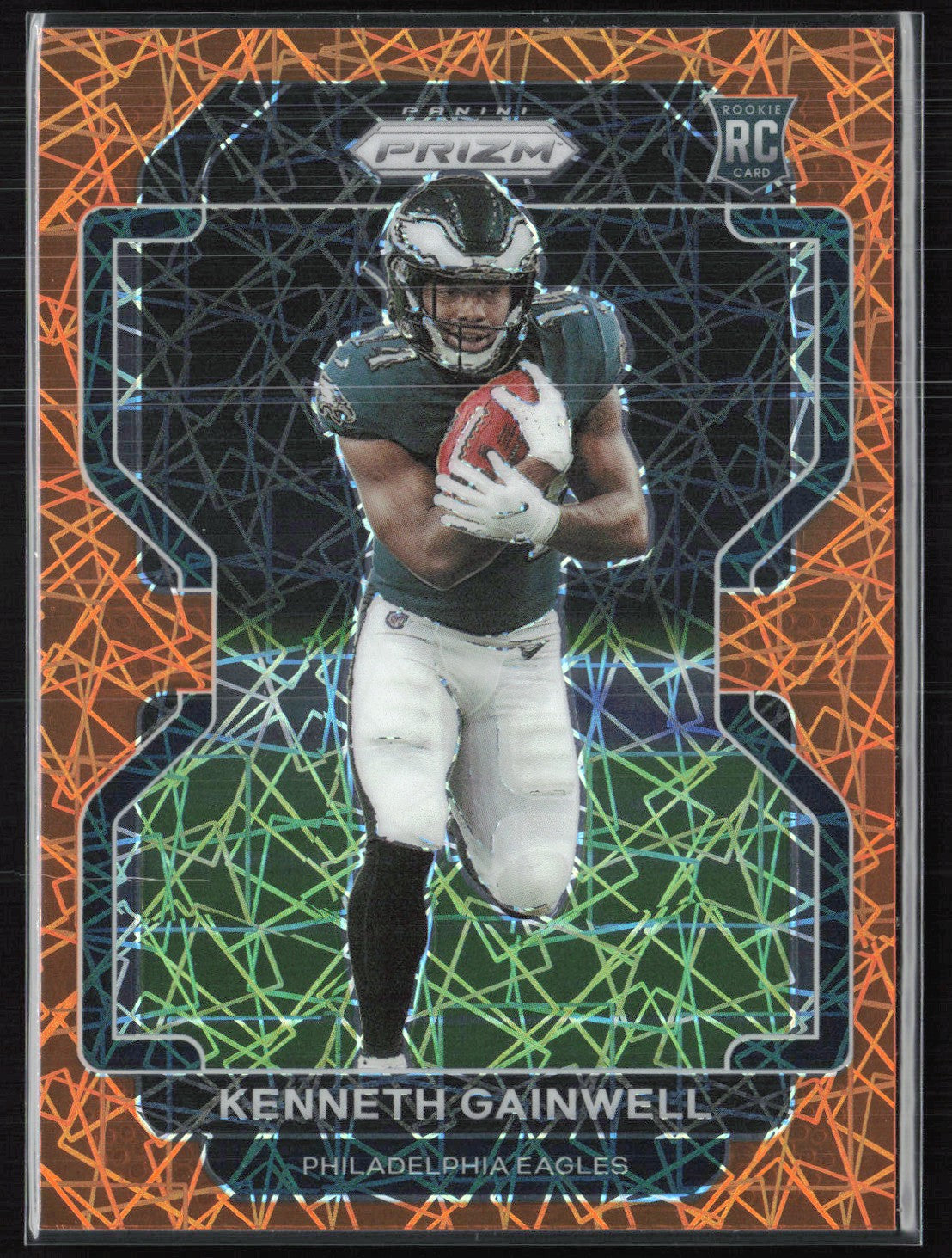Kenneth Gainwell RC Orange Lazer 2021 Prizm