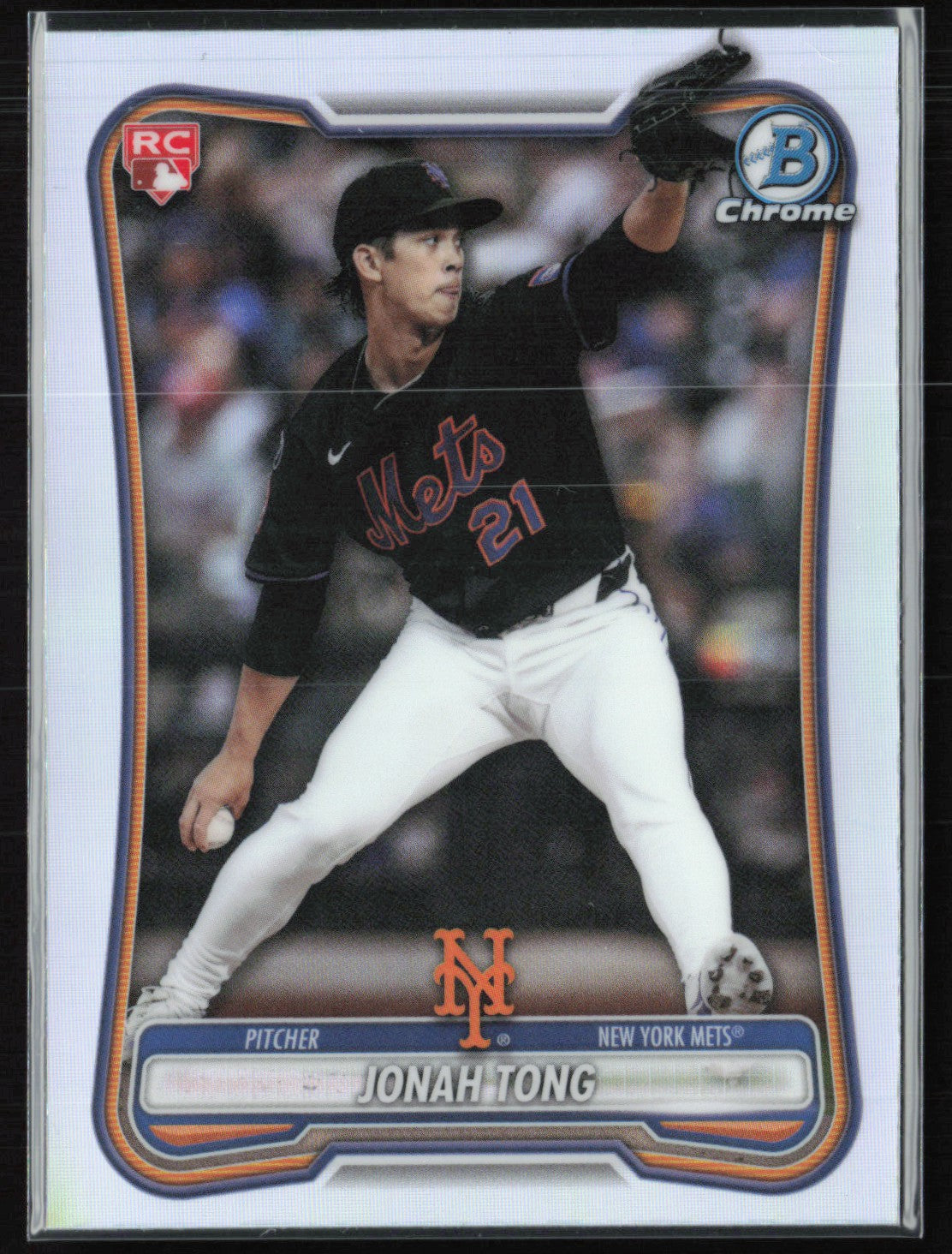 Jonah Tong RC Red Rookie Logo