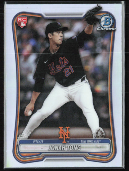 Jonah Tong RC Red Rookie Logo