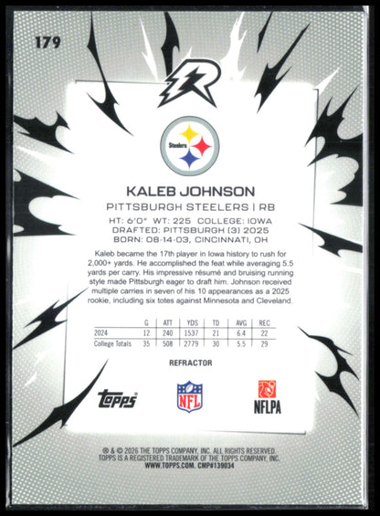 Kaleb Johnson RC Refractor