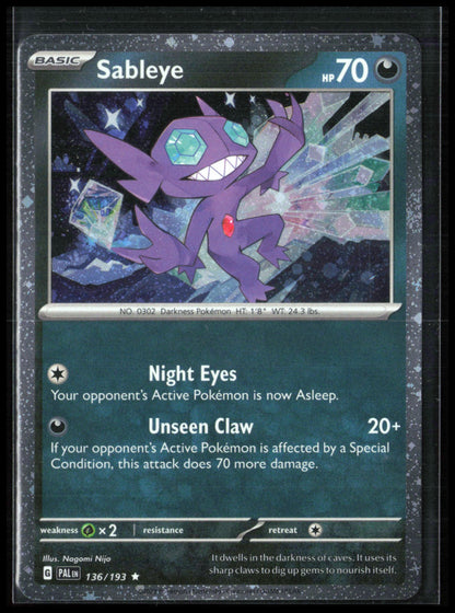 Sableye Cosmic Holo