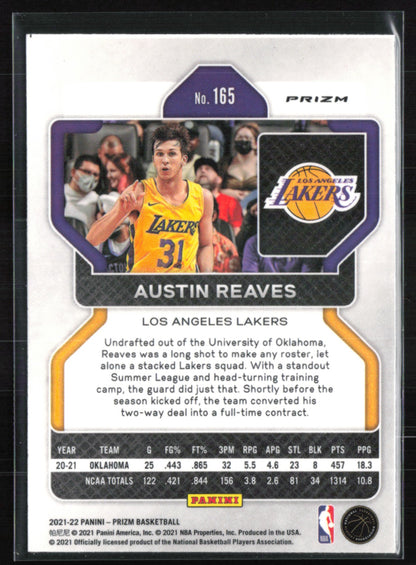 Austin Reaves RC Orange Cracked Ice