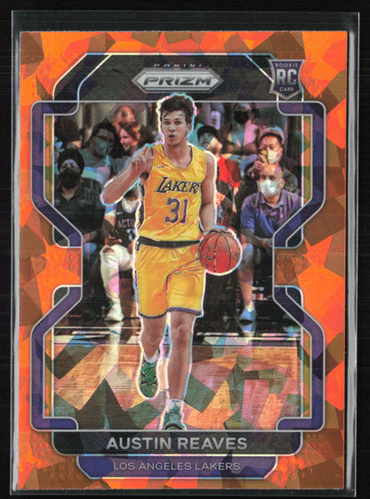 Austin Reaves RC Orange Cracked Ice