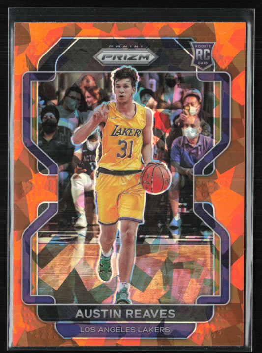 Austin Reaves RC Orange Cracked Ice