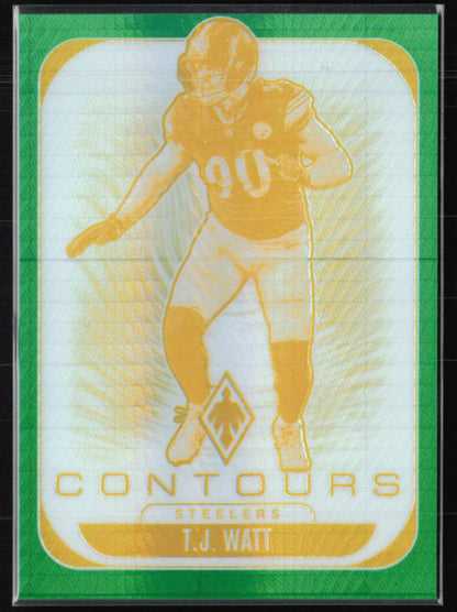 T.J. Watt Contours Green Wave /99