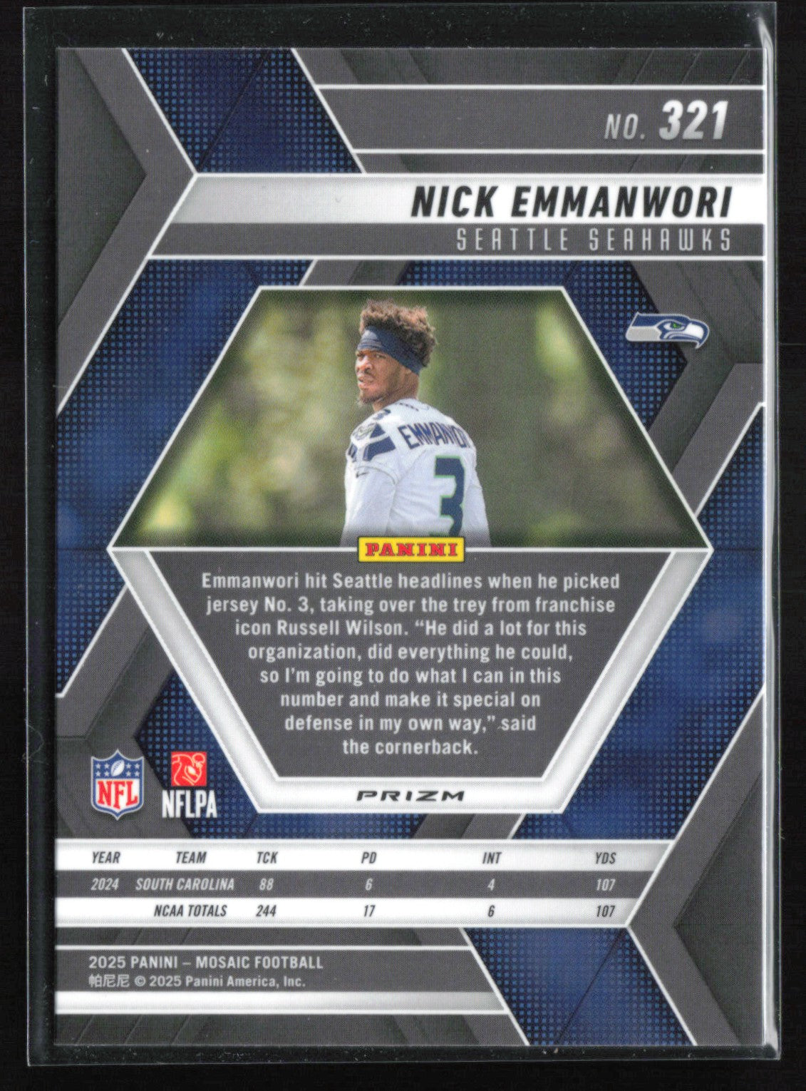 Nick Emmanwori RC RWB