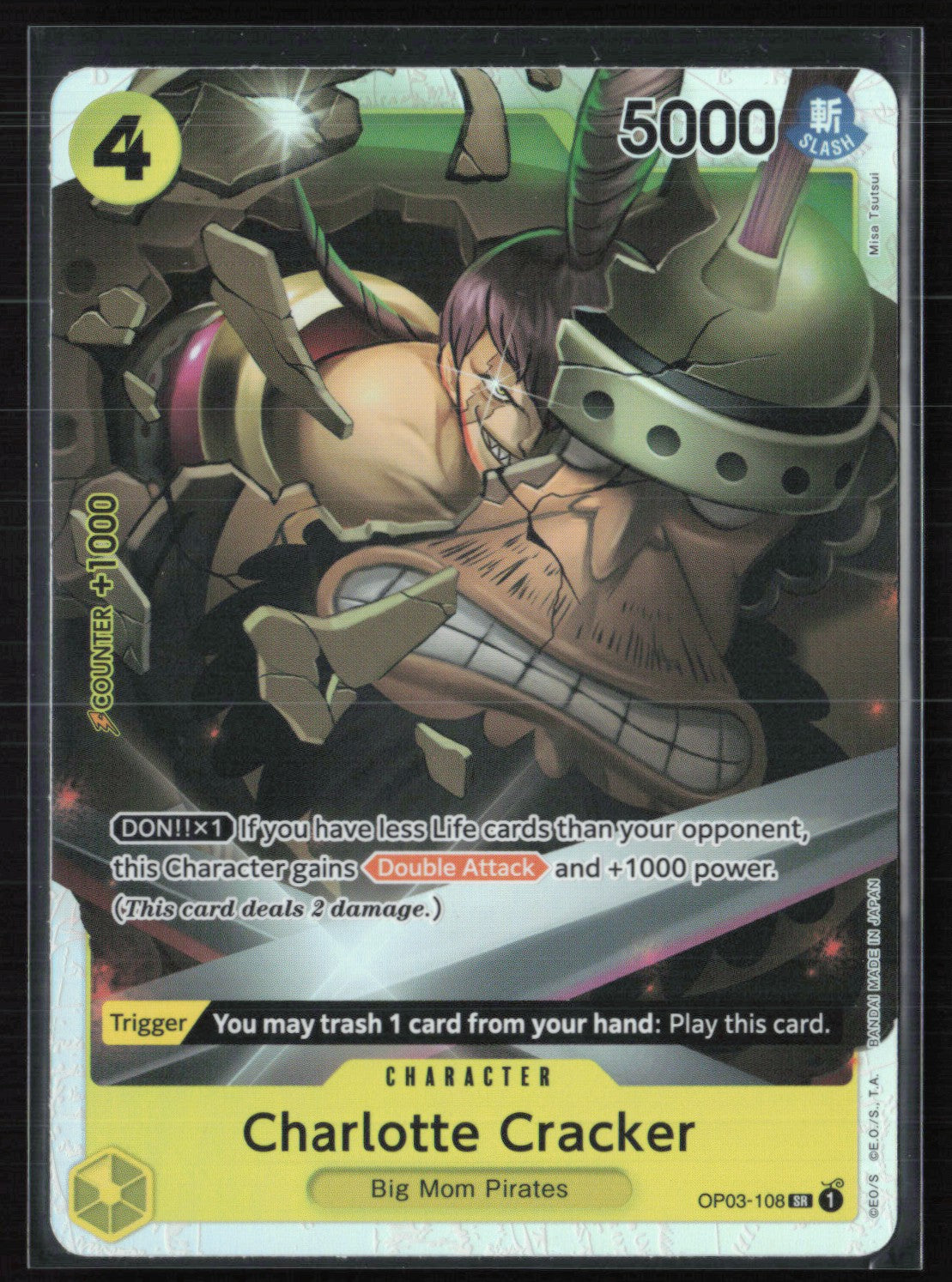 Charlotte Cracker Pillars of Strength Super Rare (One Piece)