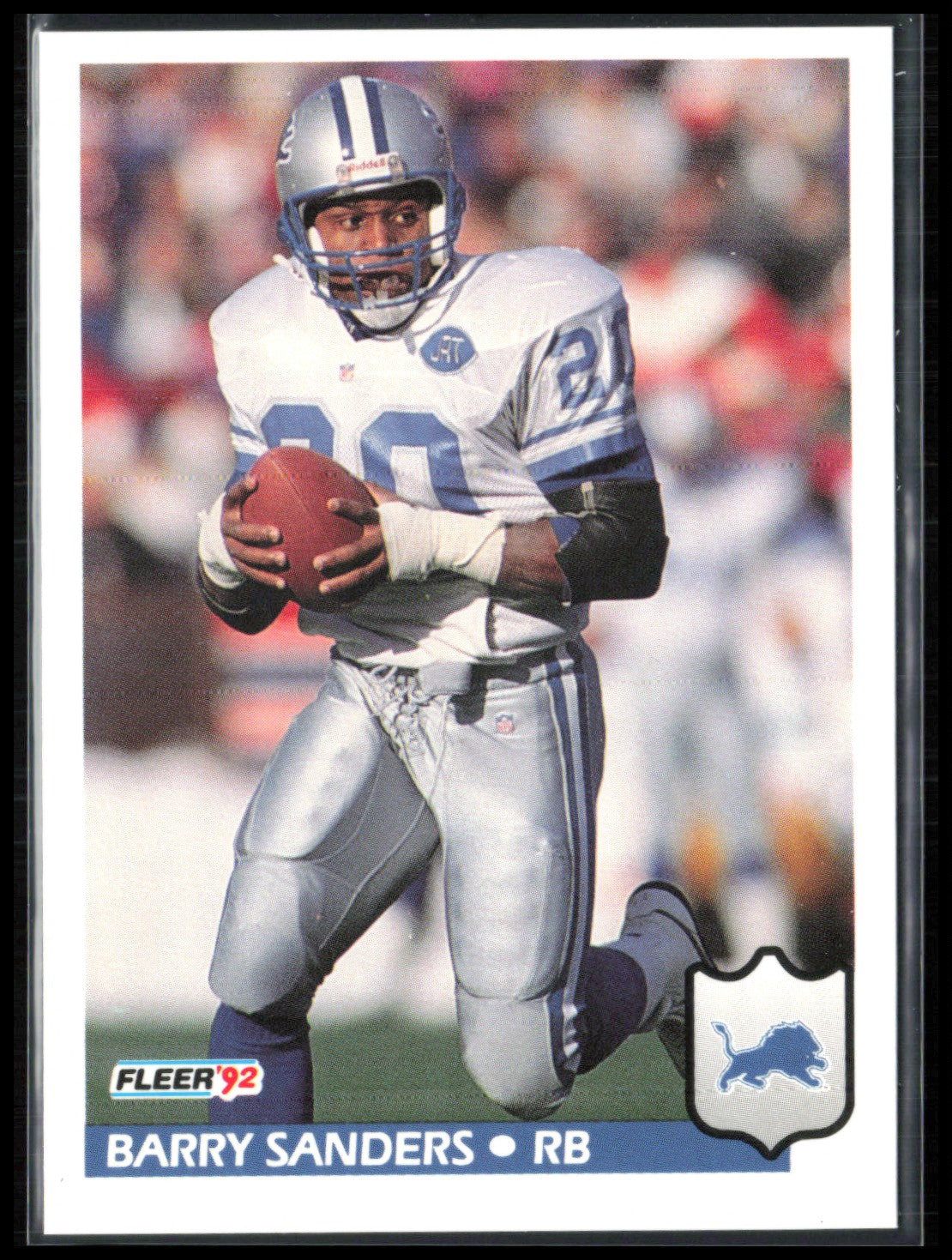 Barry Sanders 1992 Fleer