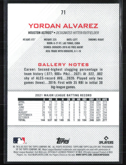 Yordan Alvarez Printer Proof