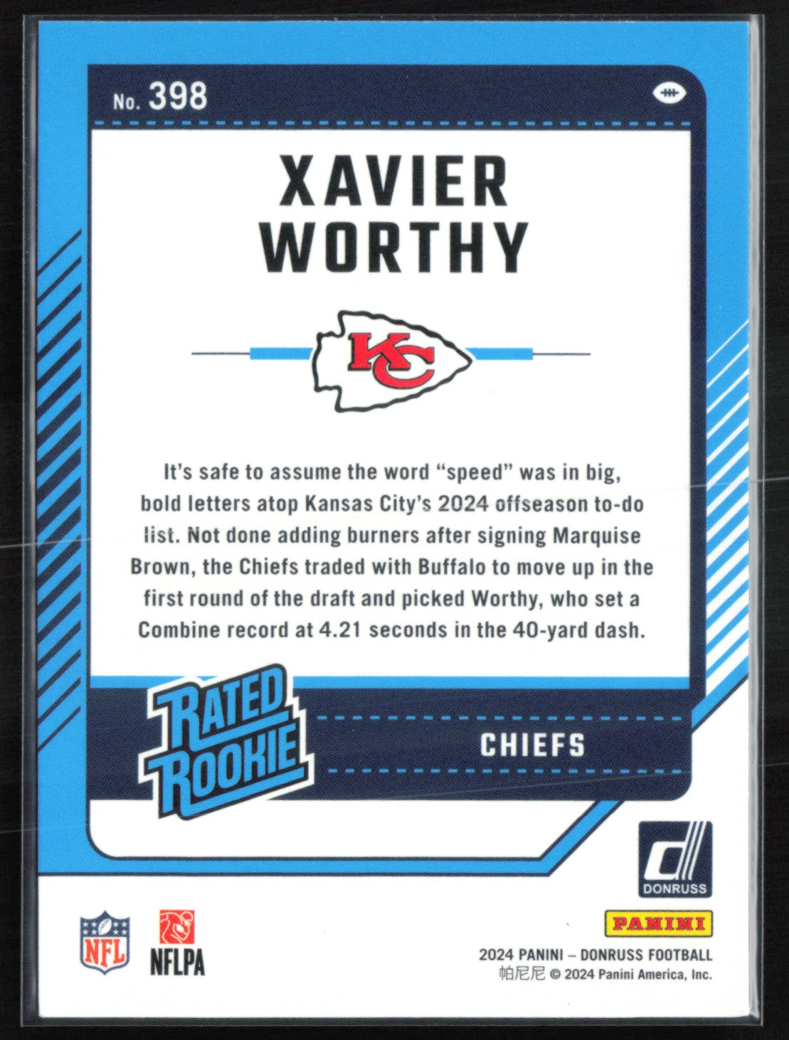 Xavier Worthy RC Purple
