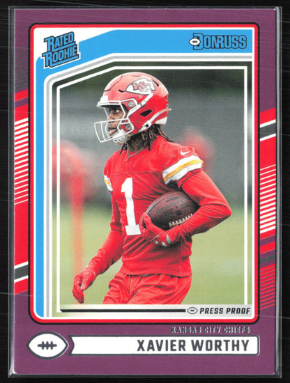 Xavier Worthy RC Purple