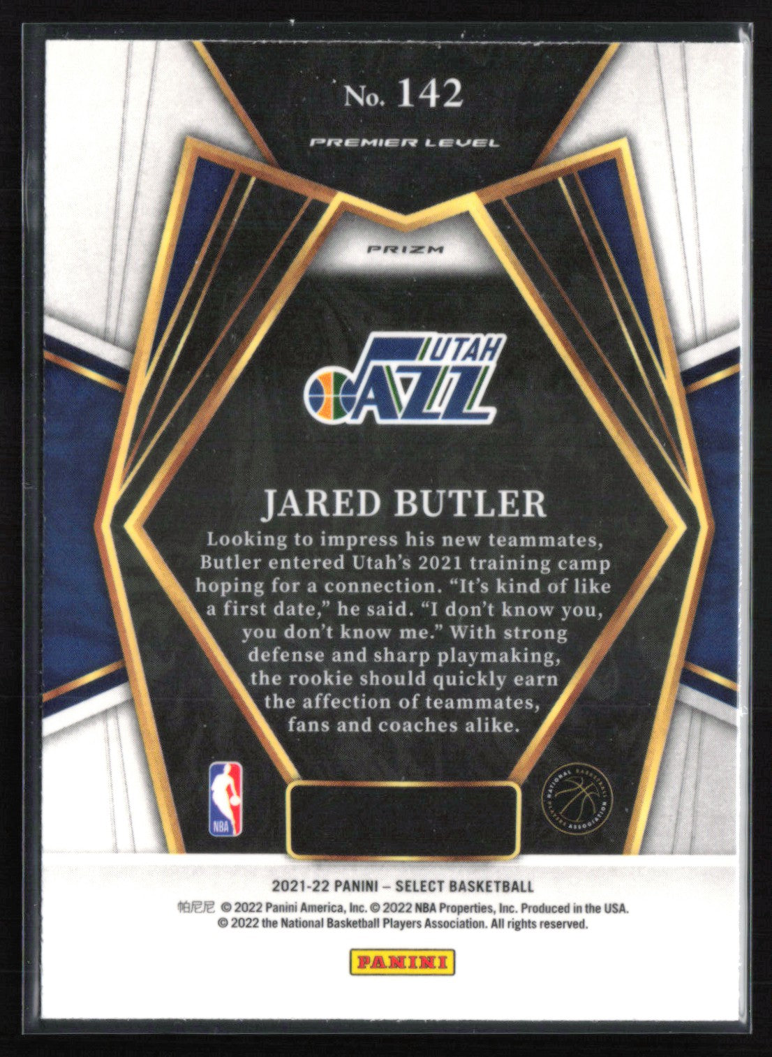 Jared Butler RC Blue Shimmer
