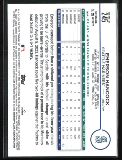 Emerson Hancock RC Refractor