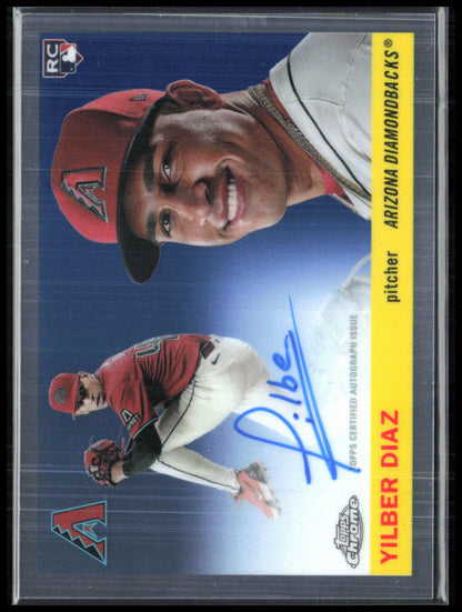 Yilber Diaz RC Auto 2025 Topps Chrome Platinum