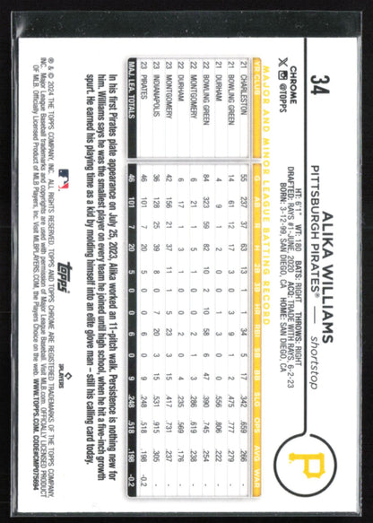 Alika Williams RC X-Fractor