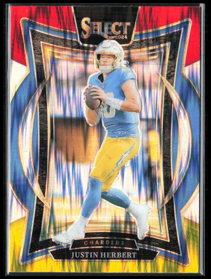Justin Herbert Red Yellow Shock