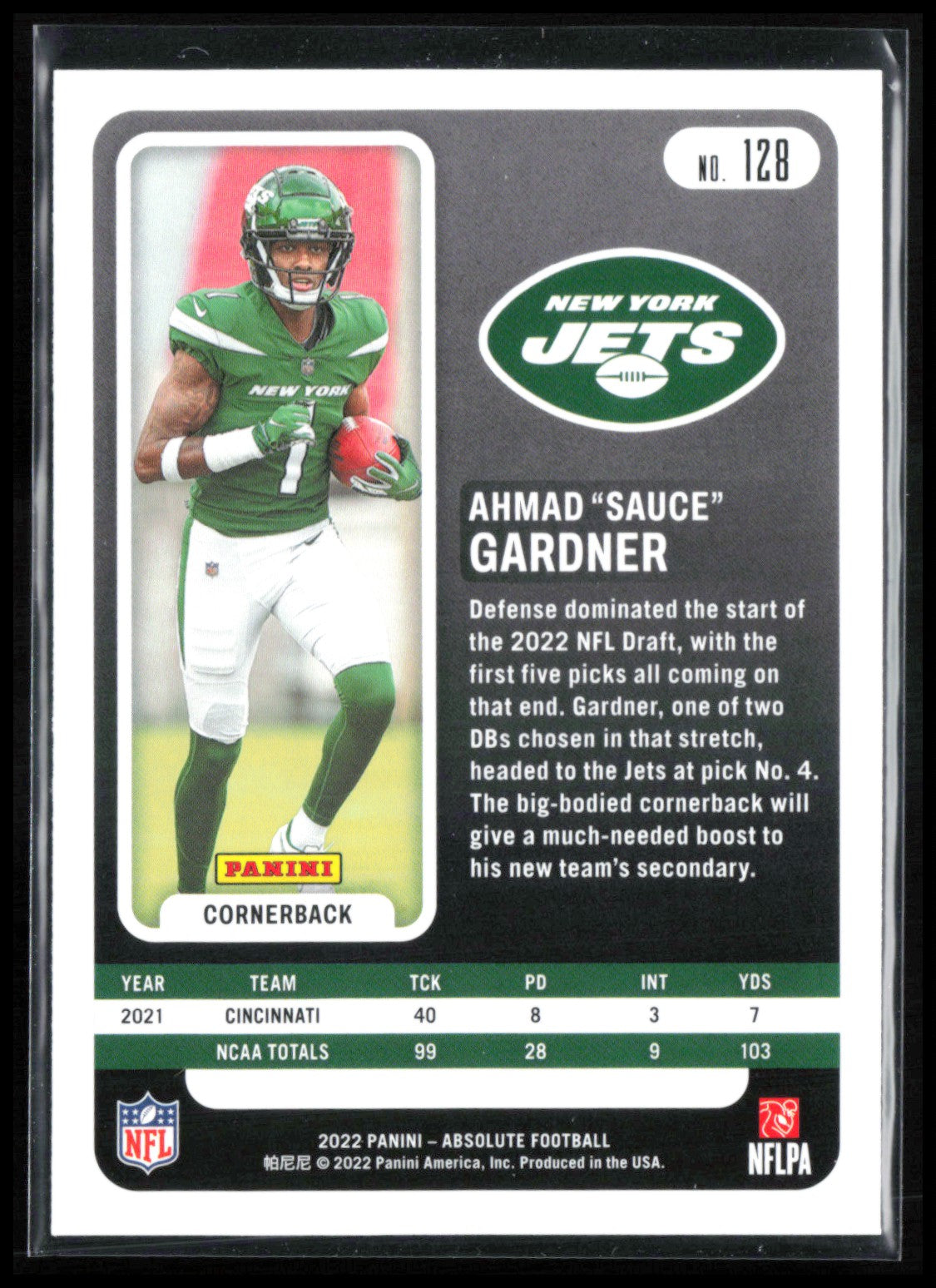 Ahmad Sauce Gardner RC
