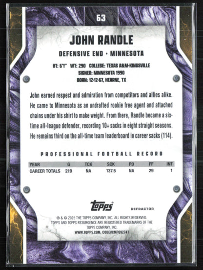 John Randle Refractor
