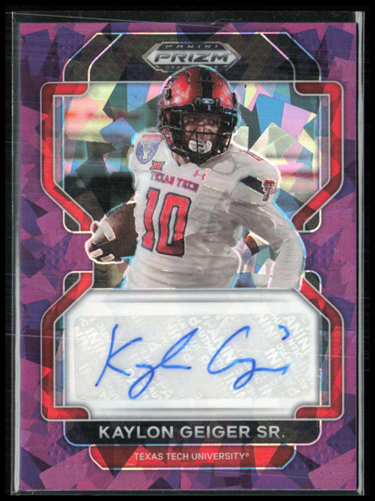 Kaylon Geiger Sr. Auto Purple Ice /99
