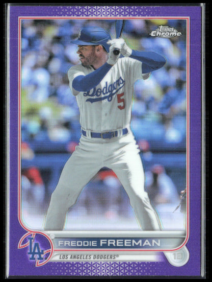 Freddie Freeman Purple Refractor