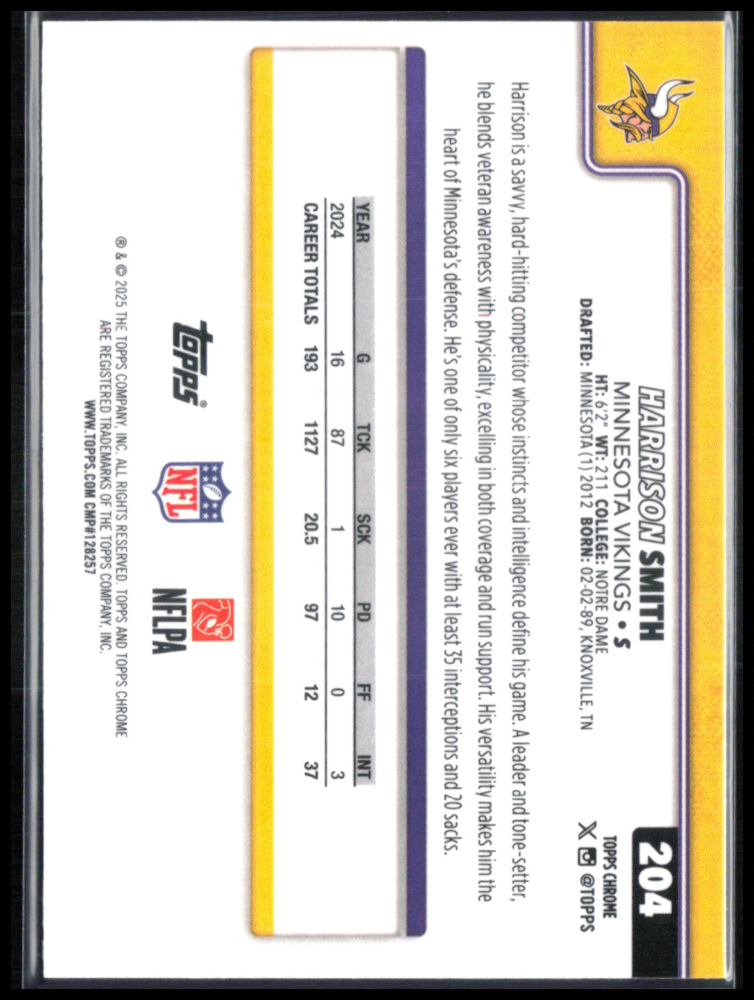 Harrison Smith RWB