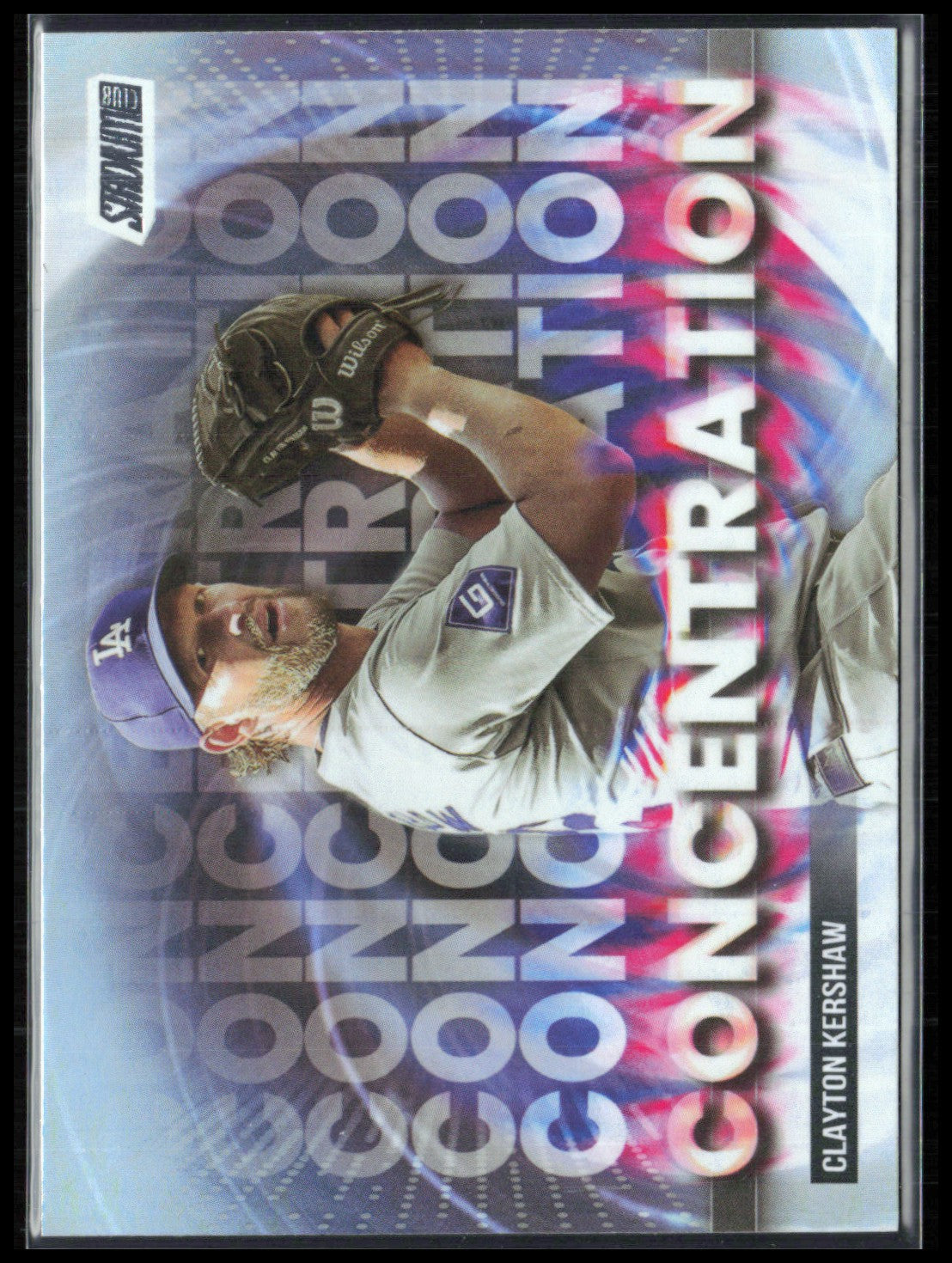 Clayton Kershaw Concentration