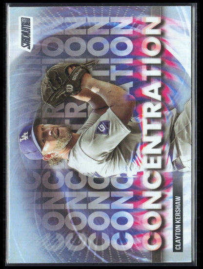 Clayton Kershaw Concentration