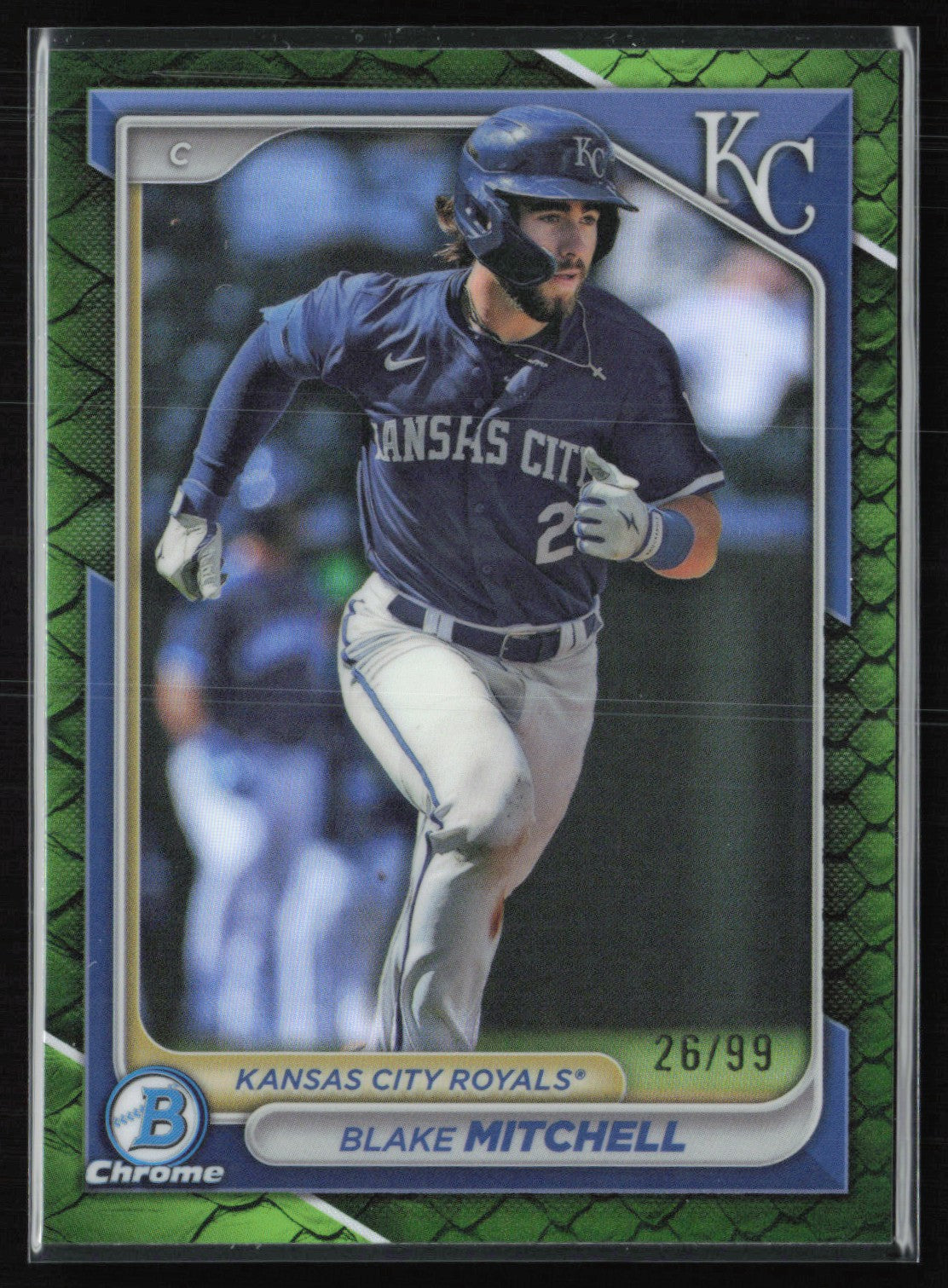 Blake Mitchell /99 Green Reptilian Refractor