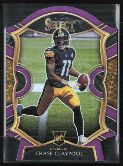 Chase Claypool RC Purple Die-Cut