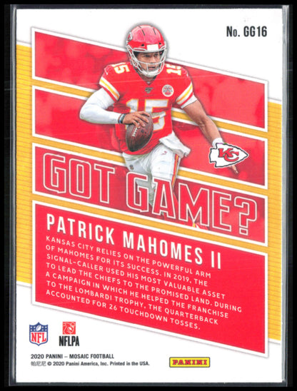 Patrick Mahomes II Got Game!