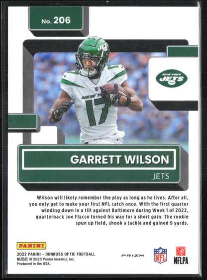 Garrett Wilson RC Optic Holo Rated Rookie