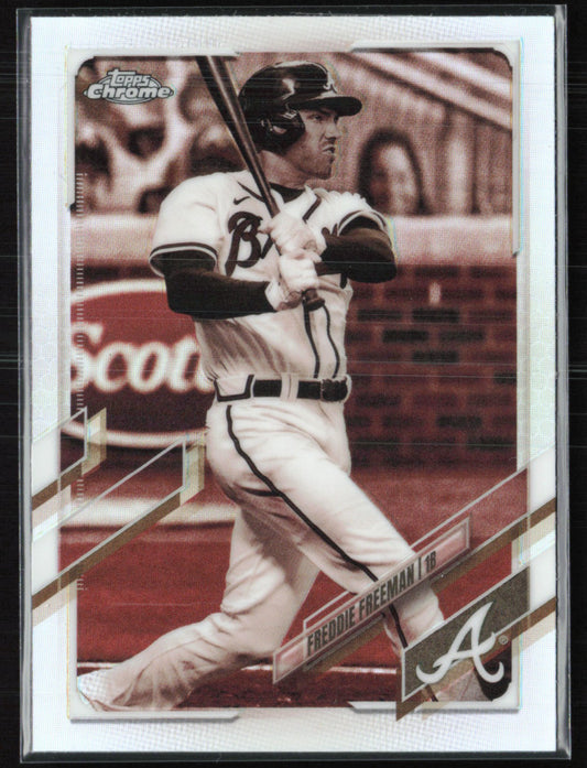 Freddie Freeman Sepia Refractor