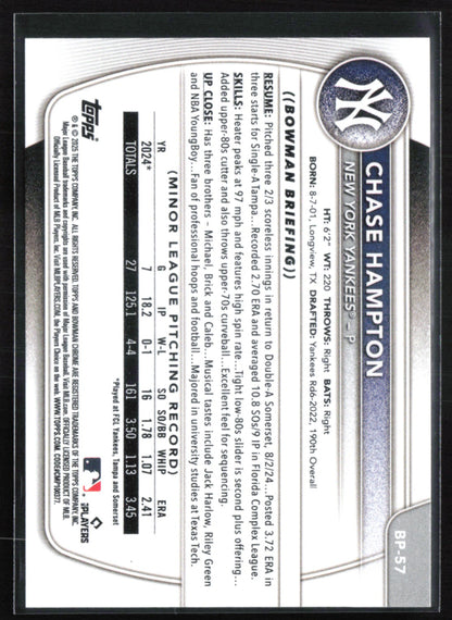 Chase Hampton 1st Bowman