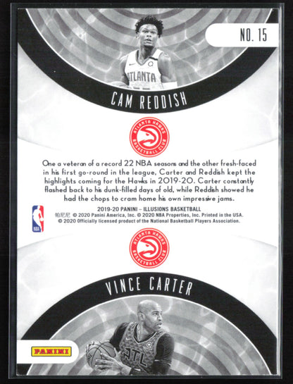 Cam Reddish/Vince Carter Rookie Reflections