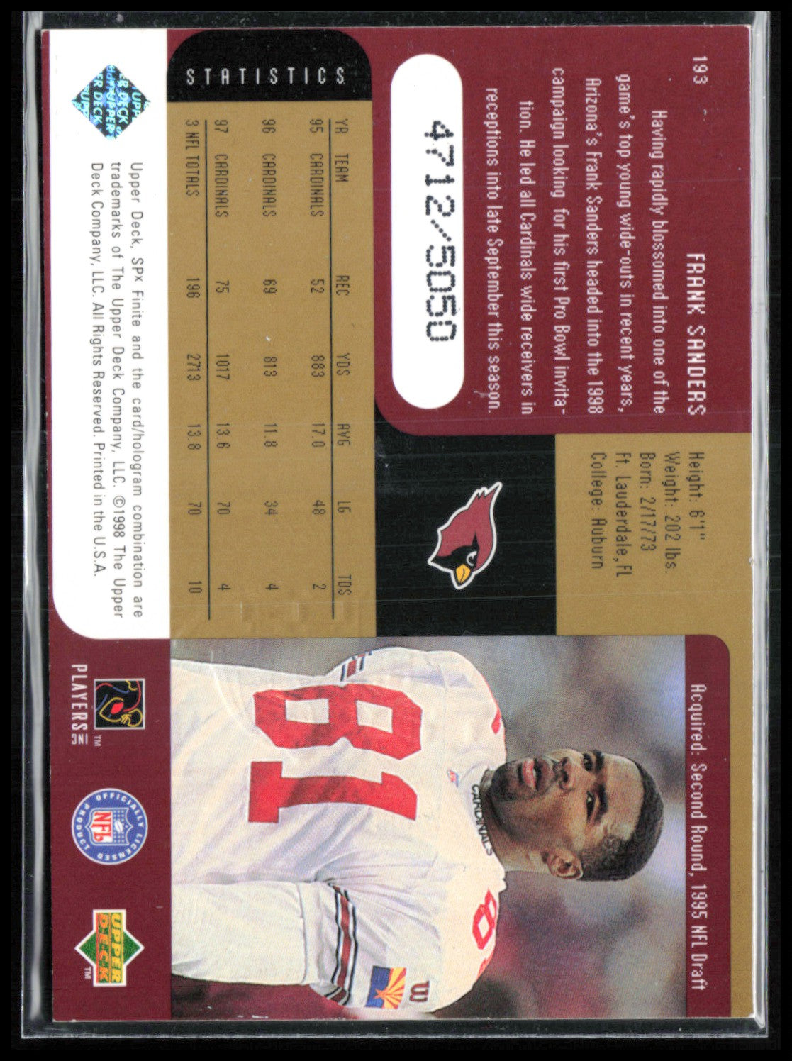 Frank Sanders /5050