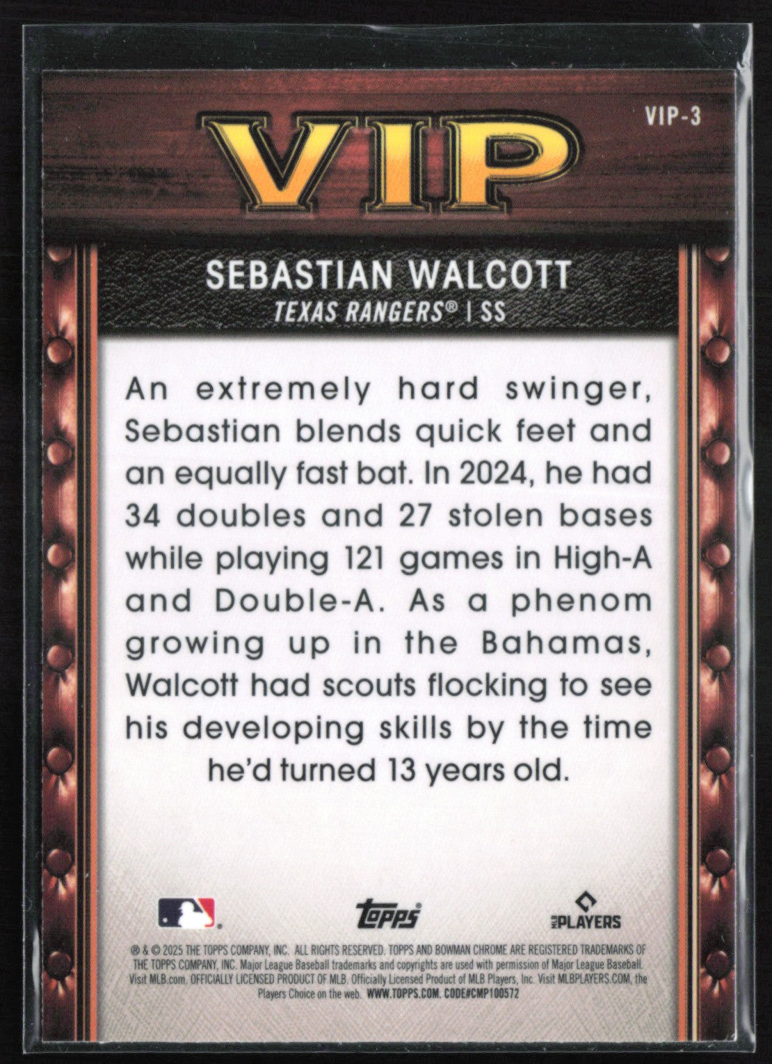 Sebastian Walcott VIP