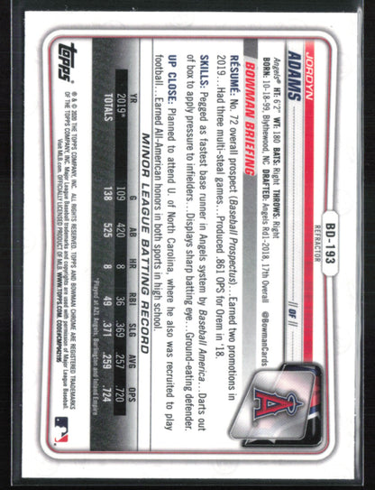 Jordyn Adams Refractor