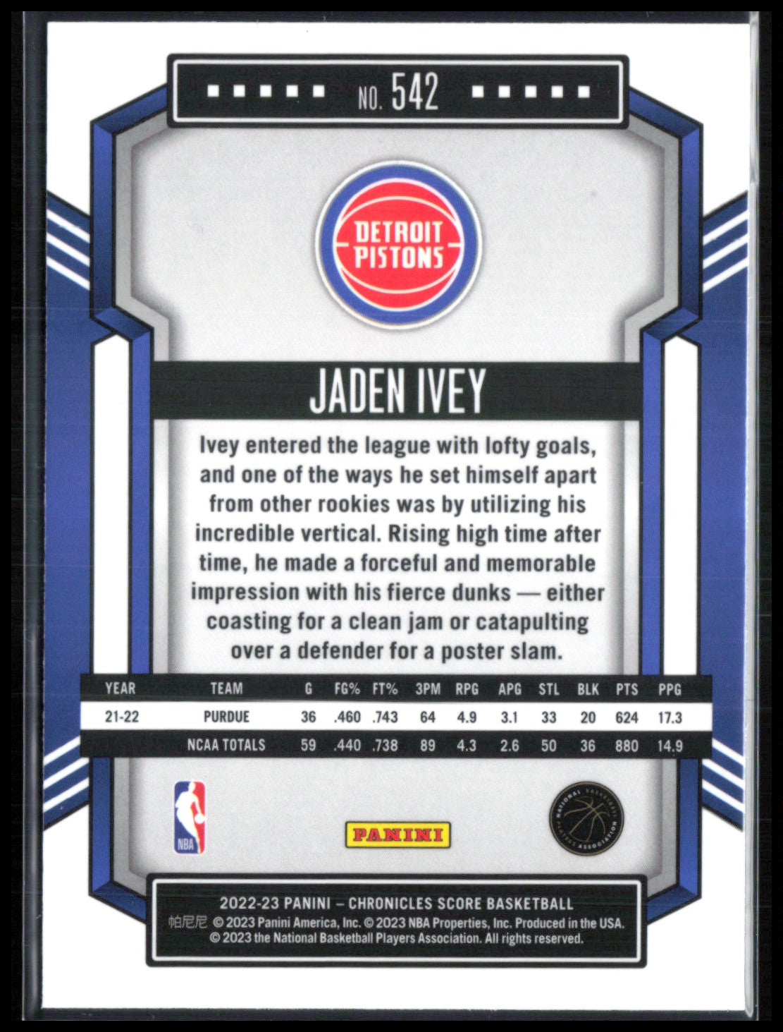 Jaden Ivey RC Silver