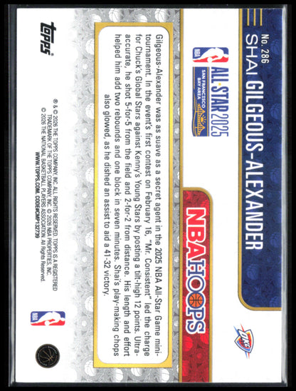 Shai Gilgeous-Alexander Basketball Parallel